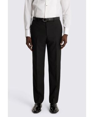 Moss Regular Fit Dress Trousers - Black