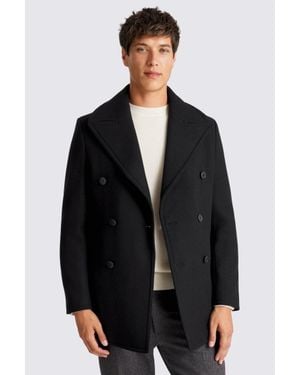 Moss Peacoat - Black