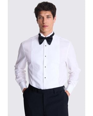 Moss Regular Fit Wing Collar Marcella Dress Shirt - White