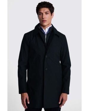 Moss Raincoat With Removable Insert - Blue