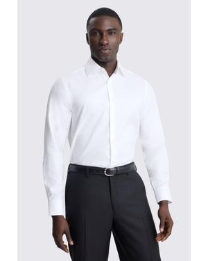 Moss Premium Tailored Fit Twill Shirt - White