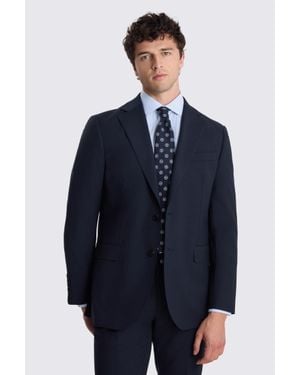 Moss Tailored Fit Performance Suit Jacket - Blue
