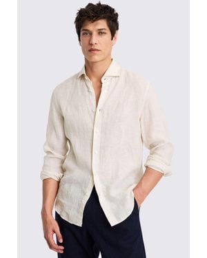 Moss Off- Linen Shirt - Natural