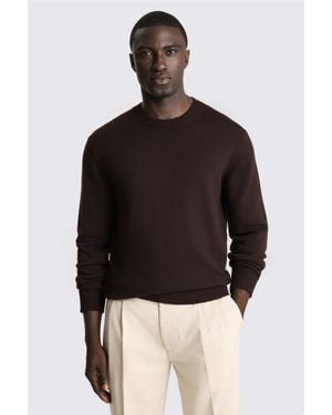 Moss Merino Crew-Neck Jumper - Black