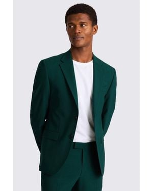 DKNY Slim Fit Dark Suit Jacket - Green