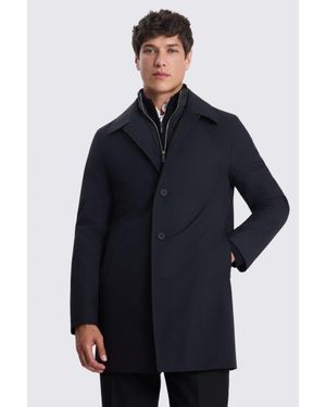 Moss Raincoat With Removable Insert - Blue
