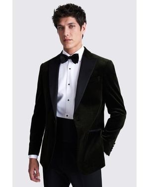 Moss Tailored Fit Velvet Jacket - Multicolour