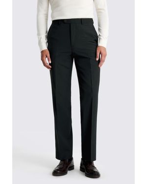 Moss Relaxed Fit Dark Trousers - Black