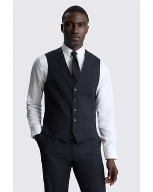 Moss Tailored Fit Performance Waistcoat - Black
