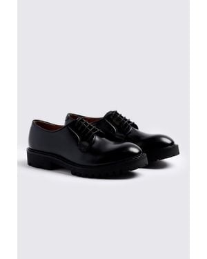 Moss Eton Chunky Derby Shoes - Black