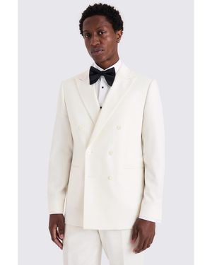 Moss Tailored Fit Off Tuxedo Suit Jacket - White