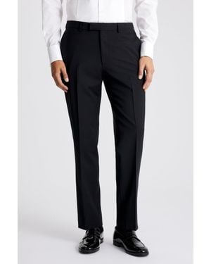 Moss Regular Fit Dress Trousers - Black