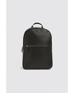 Moss Saffiano Backpack - Black