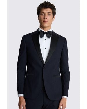Moss Slim Fit Midnight Tuxedo Suit Jacket - Blue