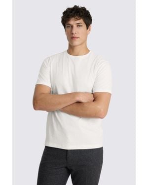 Moss Cotton Crew-Neck T-Shirt - White