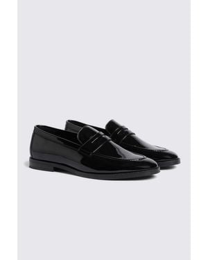 Moss Patent Loafers - Black