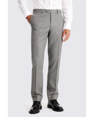 Barberis Italian Tailored Fit Trousers - Grey
