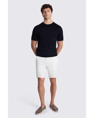 Moss Off- Chino Cotton Shorts - Blue