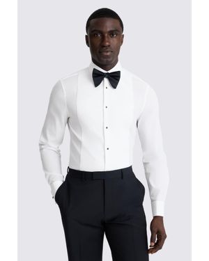 Moss Slim Fit Marcella Dress Shirt - White