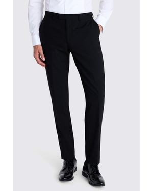 Moss Slim Fit Dress Trousers - Blue