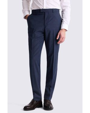 Moss Tailored Fit Performance Trousers - Blue
