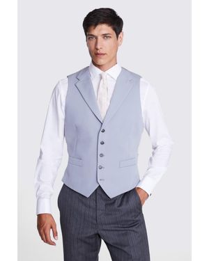 Moss Tailored Fit Morning Waistcoat - Grey