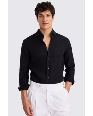 Moss Linen Shirt - Black