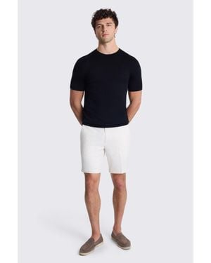 Moss Off- Chino Cotton Shorts - Blue
