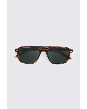 Taylor Morris Dark Tortoise Bond Sunglasses - Brown