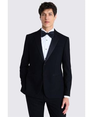 Moss Slim Fit Wool Notch Lapel Tuxedo Suit Jacket - Blue