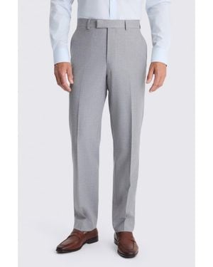 Moss Regular Fit Light Stretch Trousers - Grey