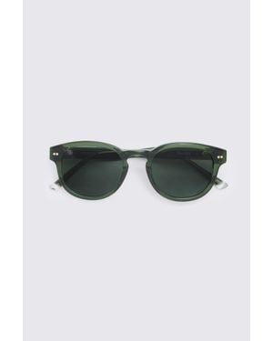 Taylor Morris Dark Piccadilly Sunglasses - Green