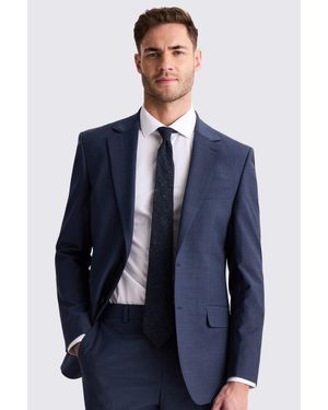 Moss Tailored Fit Performance Suit Jacket - Blue