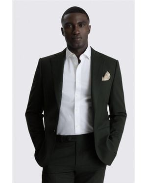 Moss Tailored Performance Dark Suit Suit Jacket - Black