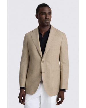 E thomas Italian Oatmeal Jacket - Natural