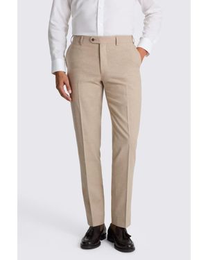 Barberis Tailored Fit Neutral Trousers - White