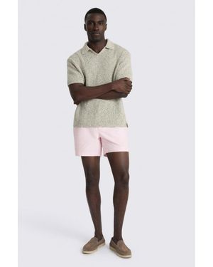 Moss Pale Smart Swim Shorts - Natural