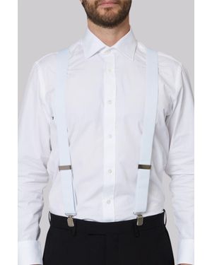 Moss Clip-On Braces - White