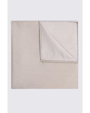 Silk semi plain Champagne Silk Semi-Plain Pocket Square - Pink