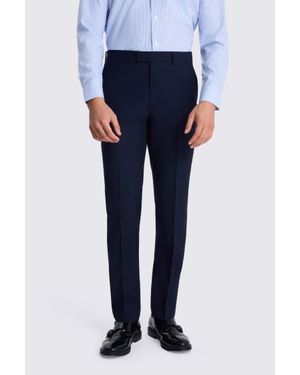 Moss Tailored Fit Performance Trousers - Blue