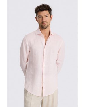 Moss Linen Shirt - Pink