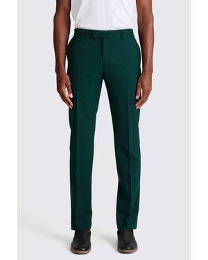 DKNY Slim Fit Dark Trousers - Green