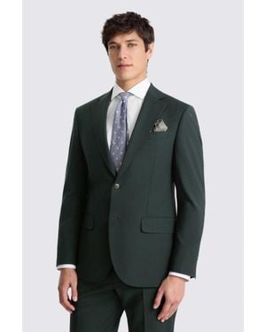 Moss Tailored Wool-Blend Performance Suit Jacket - Blue