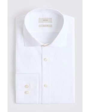 Moss Slim Fit Dobby Shirt - White