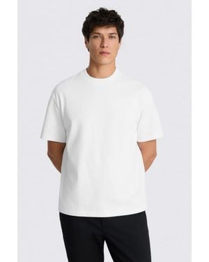 Moss Heavy Weight Cotton T-Shirt - White