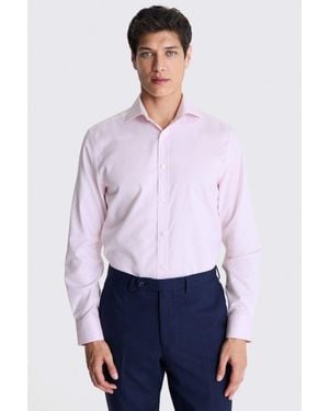 Moss Tailored Fit Dobby Shirt - White
