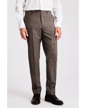 Barberis Italian Tailored Fit Light Trousers - Grey