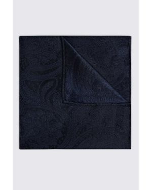 Wedding paisley Pocket Square - Blue