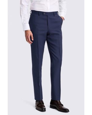 Barberis Italian Tailored Fit Bright Trousers - Blue