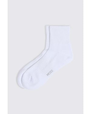 Moss Half Ankle Socks - Blue